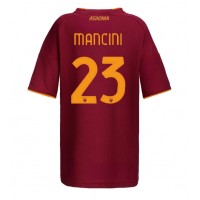 Stroje piłkarskie AS Roma Gianluca Mancini #23 Koszulka Podstawowej dla damskie 2025-26 Krótki Rękaw